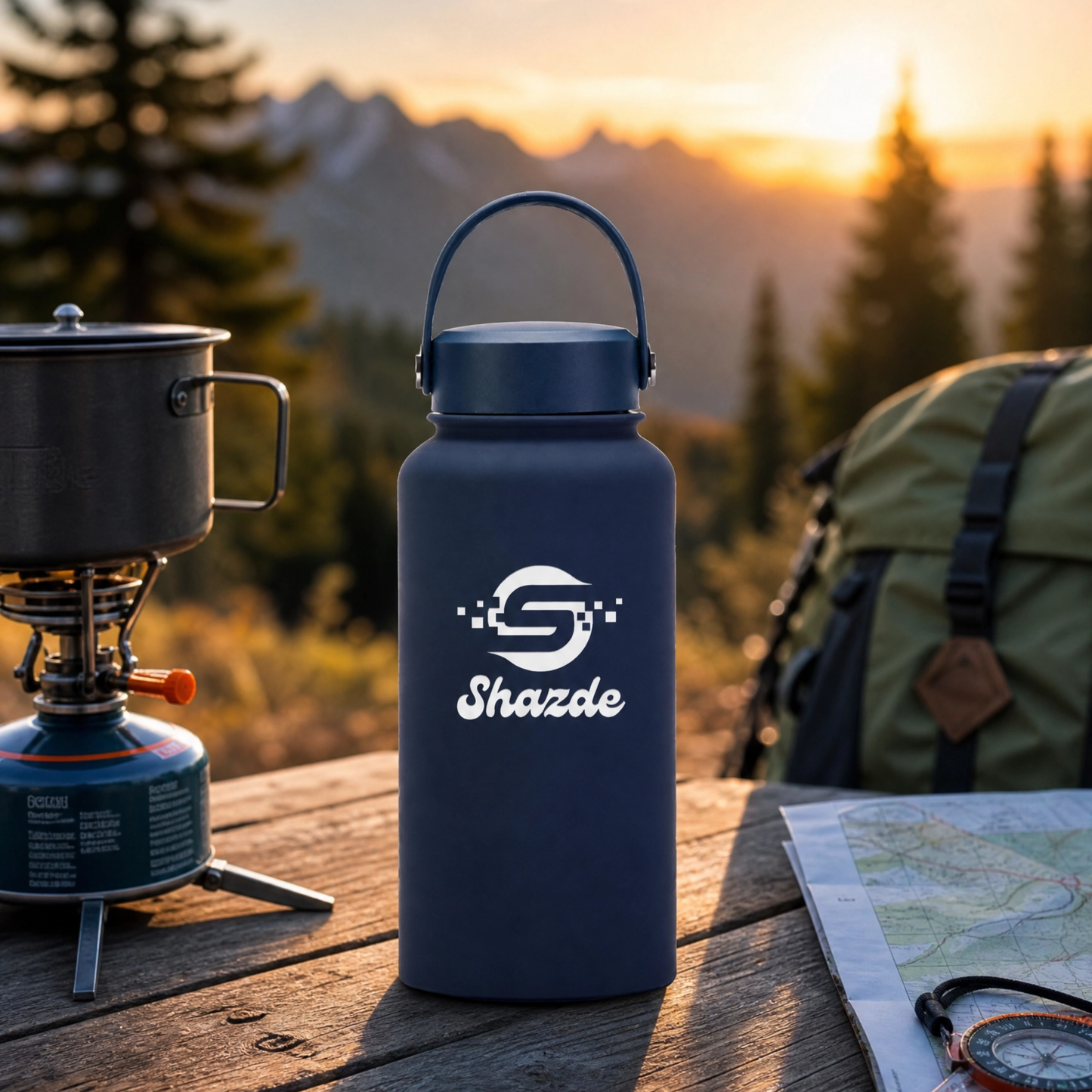 SHAZDE Elegant – Thermosflasche für Outdoor & Reisen